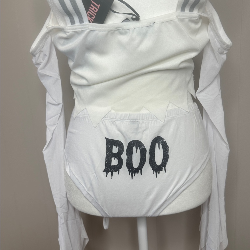 NWT Dolls Kill Ghostly Cheerleader Costume Set - Picture 13 of 14